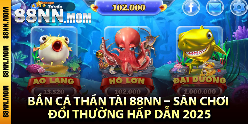 Nét độc đáo tại bắn cá thần tài 88NN
